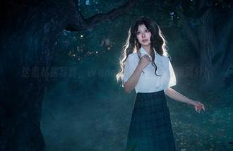 这组私房写真，Wendy的JK装扮直接满分！