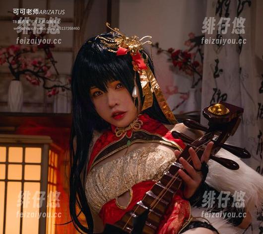 高清面纱下的温泉巫女，资源总是让人心痒痒的可可老师来啦！