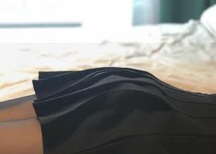 微密圈 – 无圣光，“梦里一只喵”的白色吊带袜图集，你准备好瞥见这些小细节了吗？